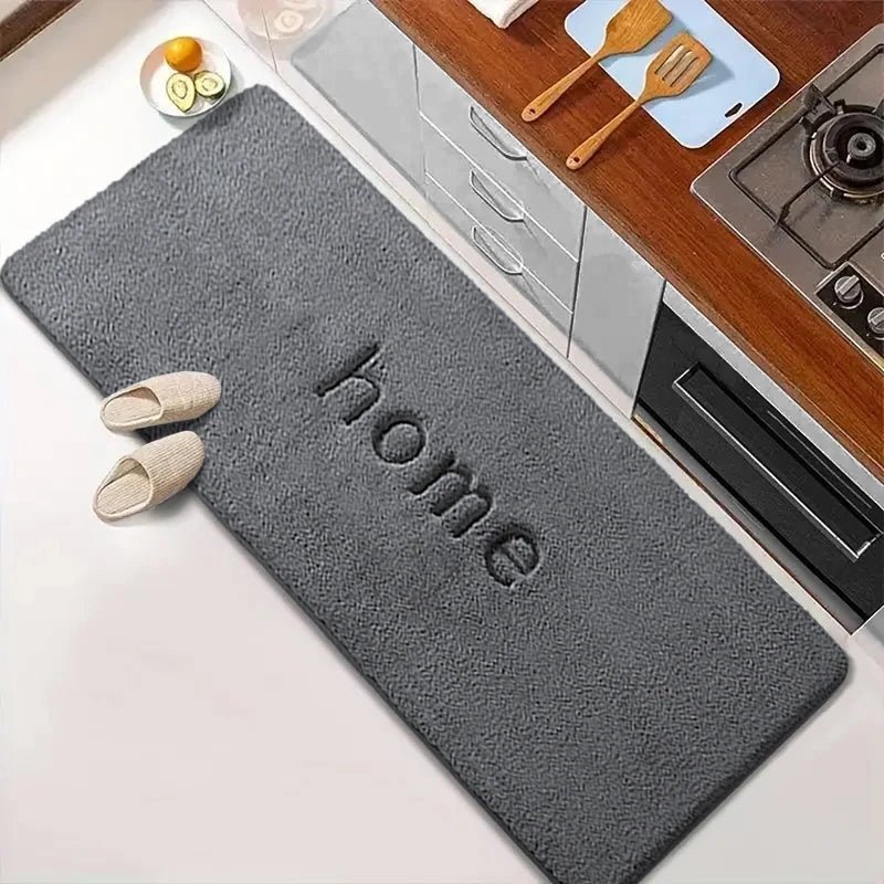 SOFTSTEP – Non-Slip Absorbent Flannel Mat for Everyday Home Use