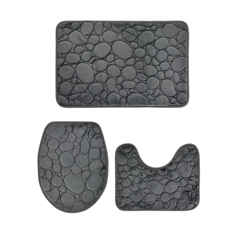 Softura – 3-Piece Non-Slip Bathroom Mat Set with Comfort & Style