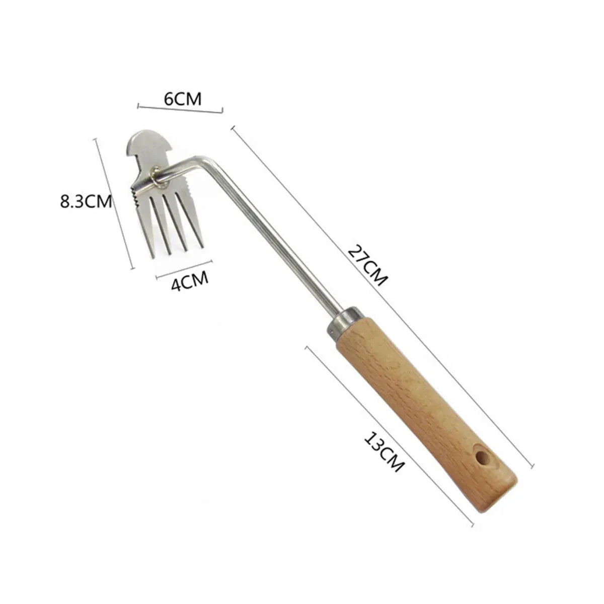 SOILAX – Dual-Purpose Carbon Steel Weeding Hoe Tool