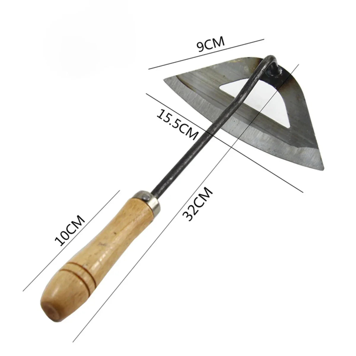 SOILAX – Dual-Purpose Carbon Steel Weeding Hoe Tool