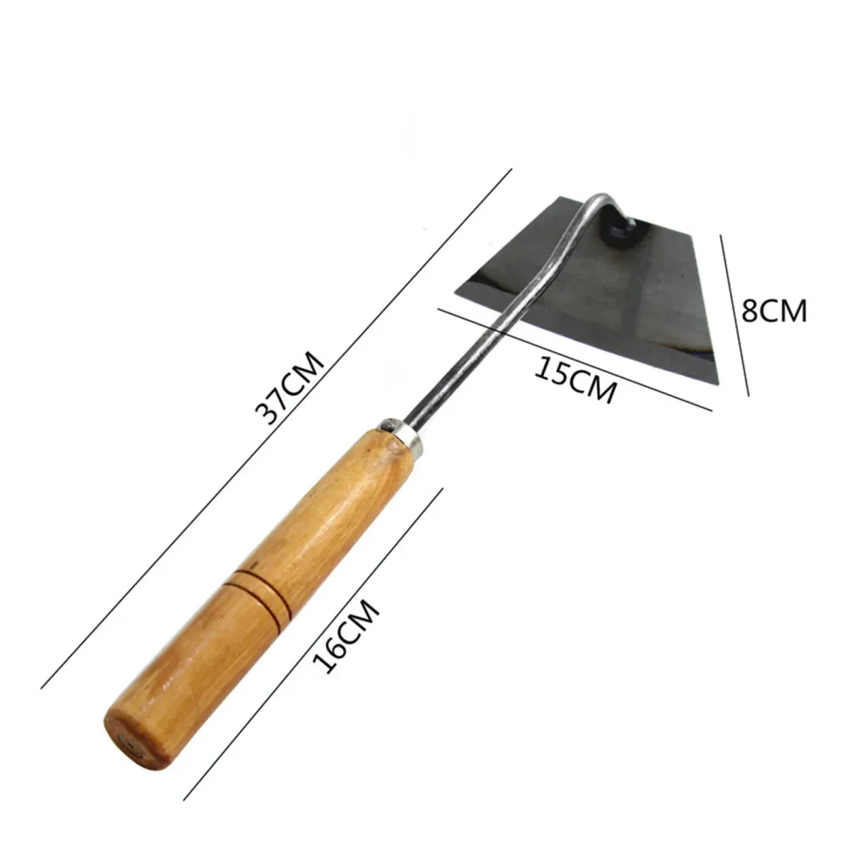 SOILAX – Dual-Purpose Carbon Steel Weeding Hoe Tool