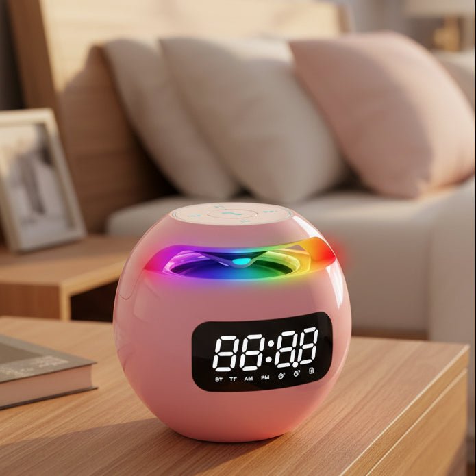 SONORIX – Digital Alarm Clock with Built-In Bluetooth Speaker & Ambient Light