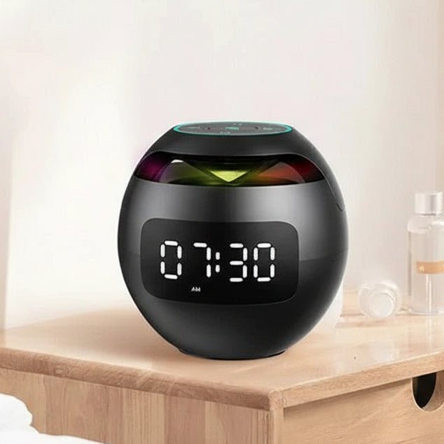 SONORIX – Digital Alarm Clock with Built-In Bluetooth Speaker & Ambient Light
