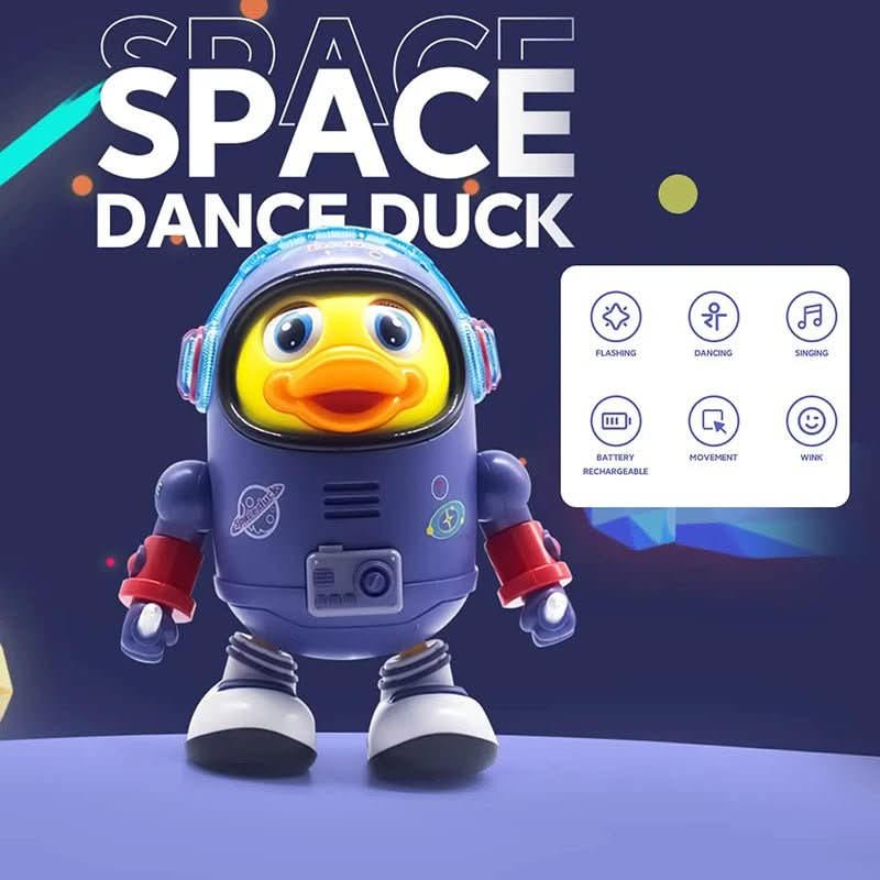 SPACEWADDLE – Dancing Duck Toy for Babies with Lights & Music