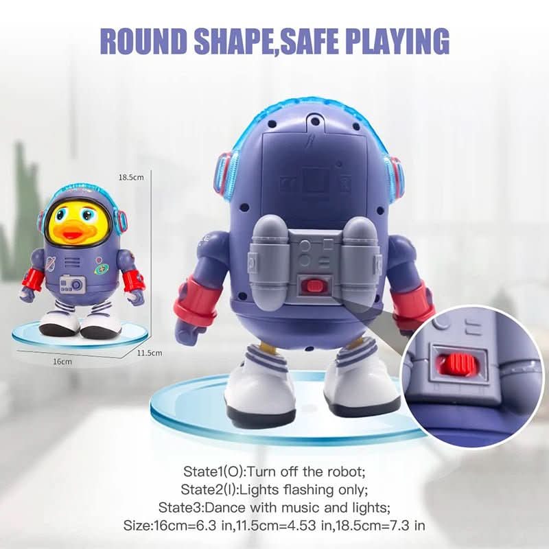 SPACEWADDLE – Dancing Duck Toy for Babies with Lights & Music