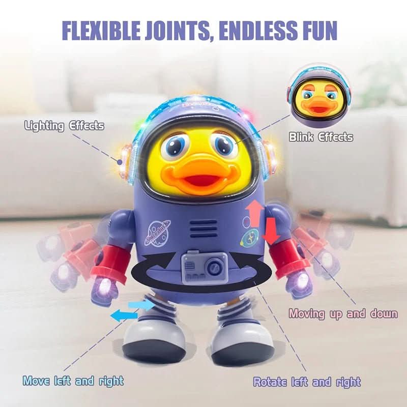 SPACEWADDLE – Dancing Duck Toy for Babies with Lights & Music