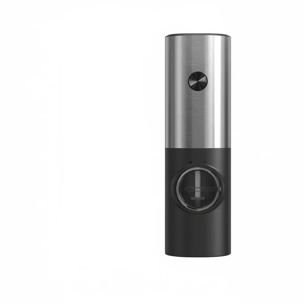 SPICETUNE – Electric Salt and Pepper Grinder Set with LED Light and Adjustable Thickness
