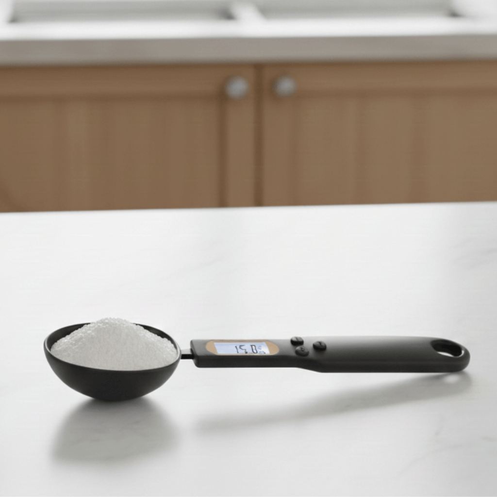 SPOONSCALE – Smart Electronic Measuring Spoon for Exact Ingredient Control, Multi-Unit Scale