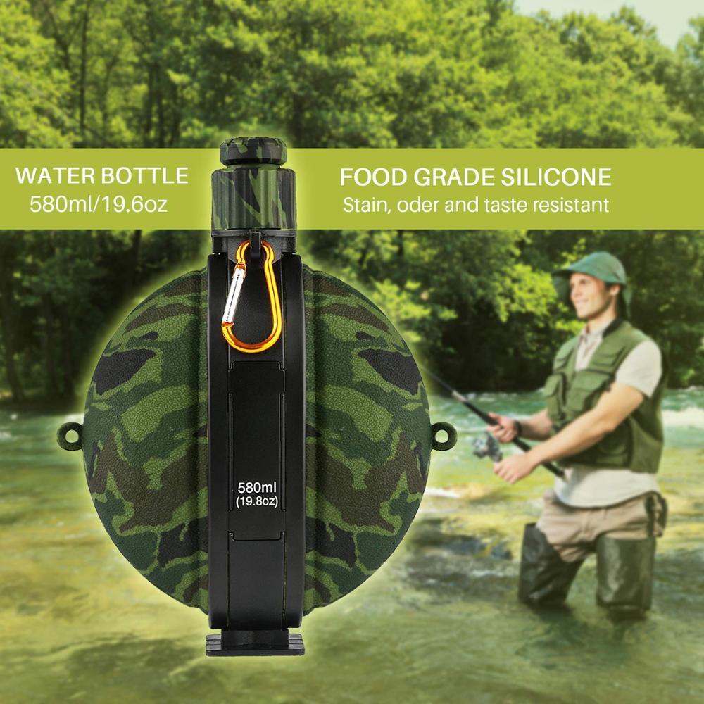 Collapsible Folding Silicone Water Bottle