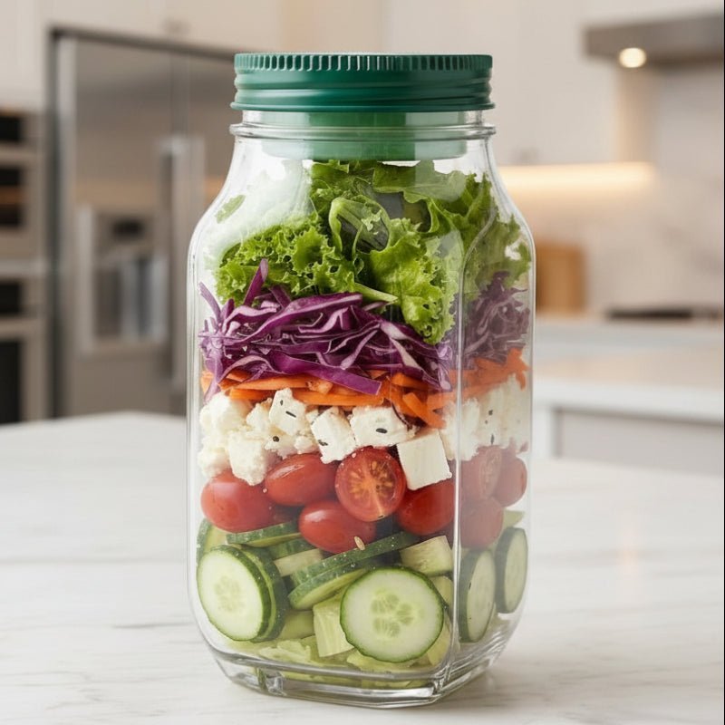 STACKMEAL – Layered Salad Shaker Jar for Fresh, Crisp Meals On-the-Go