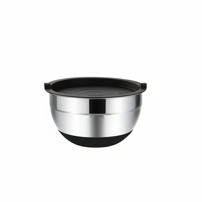 STEELBLEND – Stainless Steel Mixing Bowl with Non-Slip Silicone Bottoms
