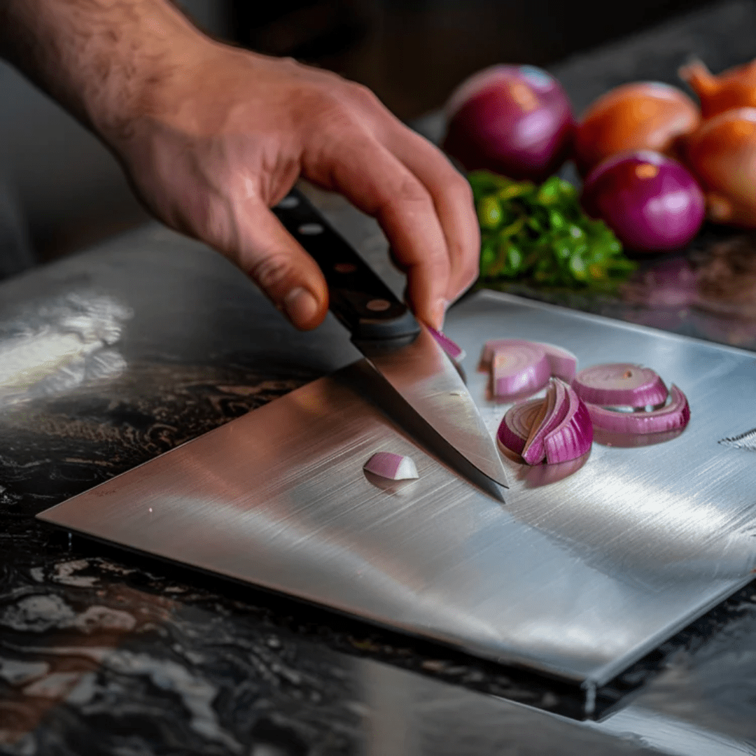 STEELCUT – Premium Stainless Steel Cutting Board for Hygienic & Durable Use