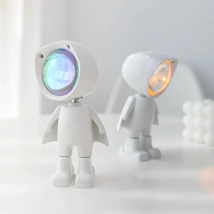 STELLABOT – Astronaut Robot Rainbow Light with Rechargeable Ambient Glow