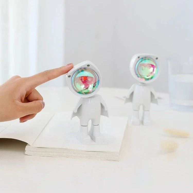 STELLABOT – Astronaut Robot Rainbow Light with Rechargeable Ambient Glow