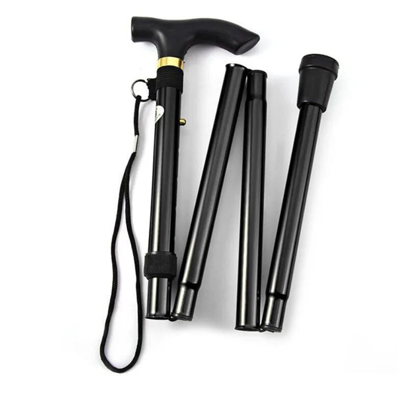 STEPFOLD – Compact Telescopic Folding Walking Stick for Controlled Hiking Support