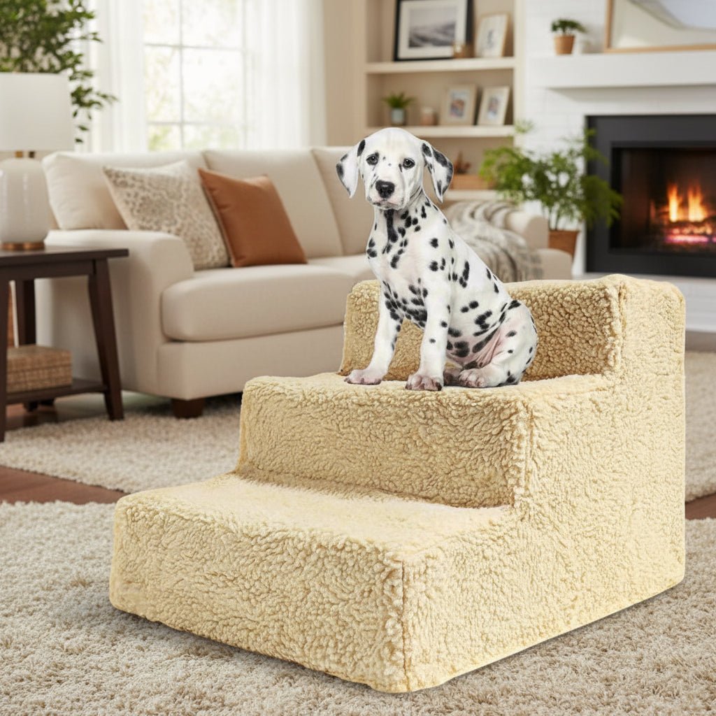STEPPAW MINI – Portable 3-Step Dog Stairs for Small Pets