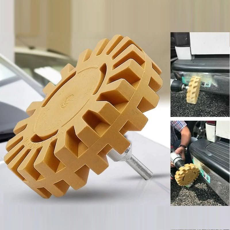 STICKOFF – Drill Attachment Sticker Remover Wheel for Safe Adhesive Removal