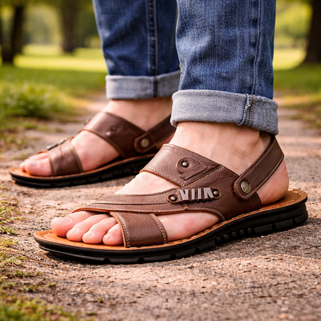STRAPEX – Men’s Ergonomic Sandals with Adjustable Fit