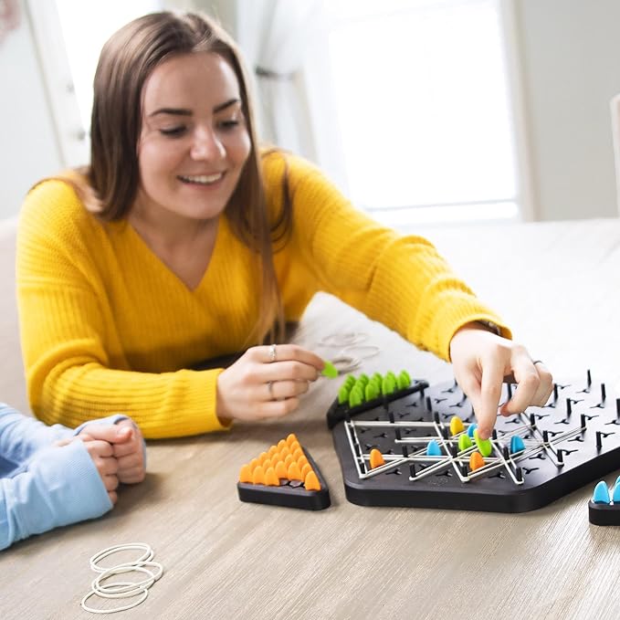 STRATEXA – Chain Triangle Board Game for Smart Multiplayer Battles
