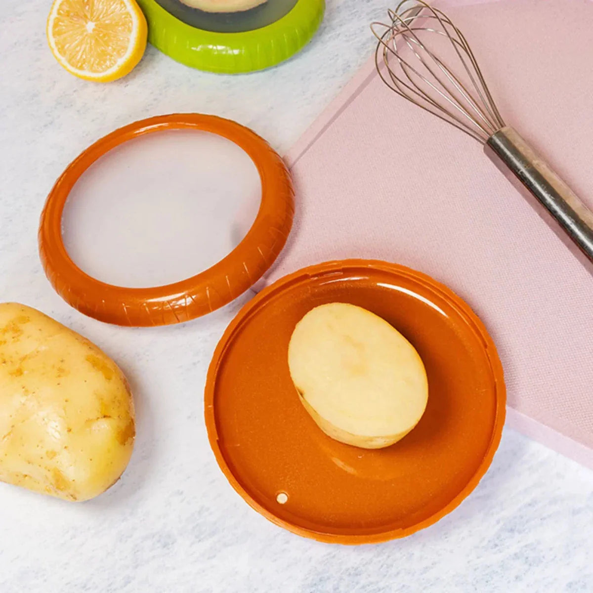 STRETCHÉ – Silicone Stretch Food Covers Designed for Freshness and Reuse