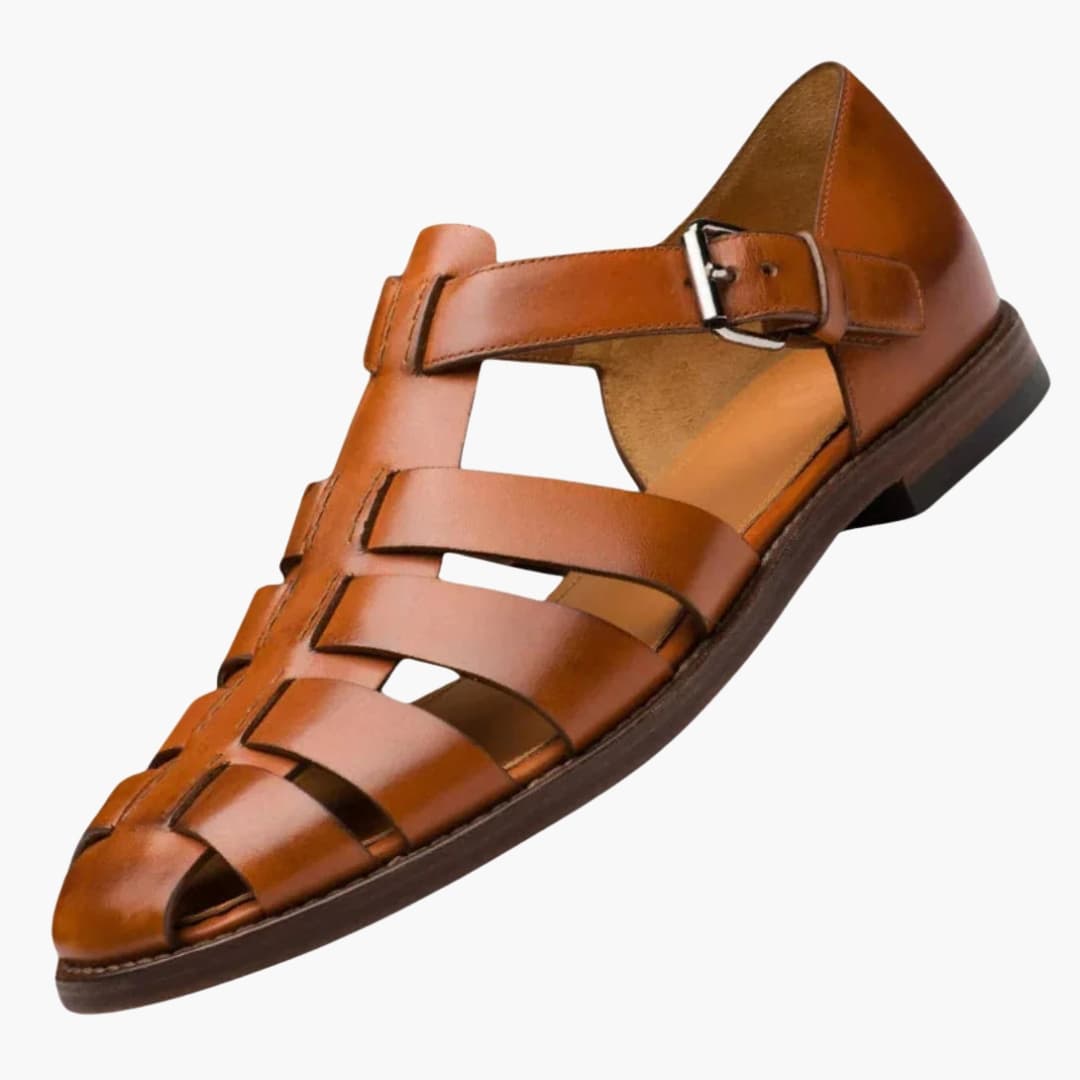 STRUKT – Men’s Adjustable Sandals with Buckles and Structured Sole