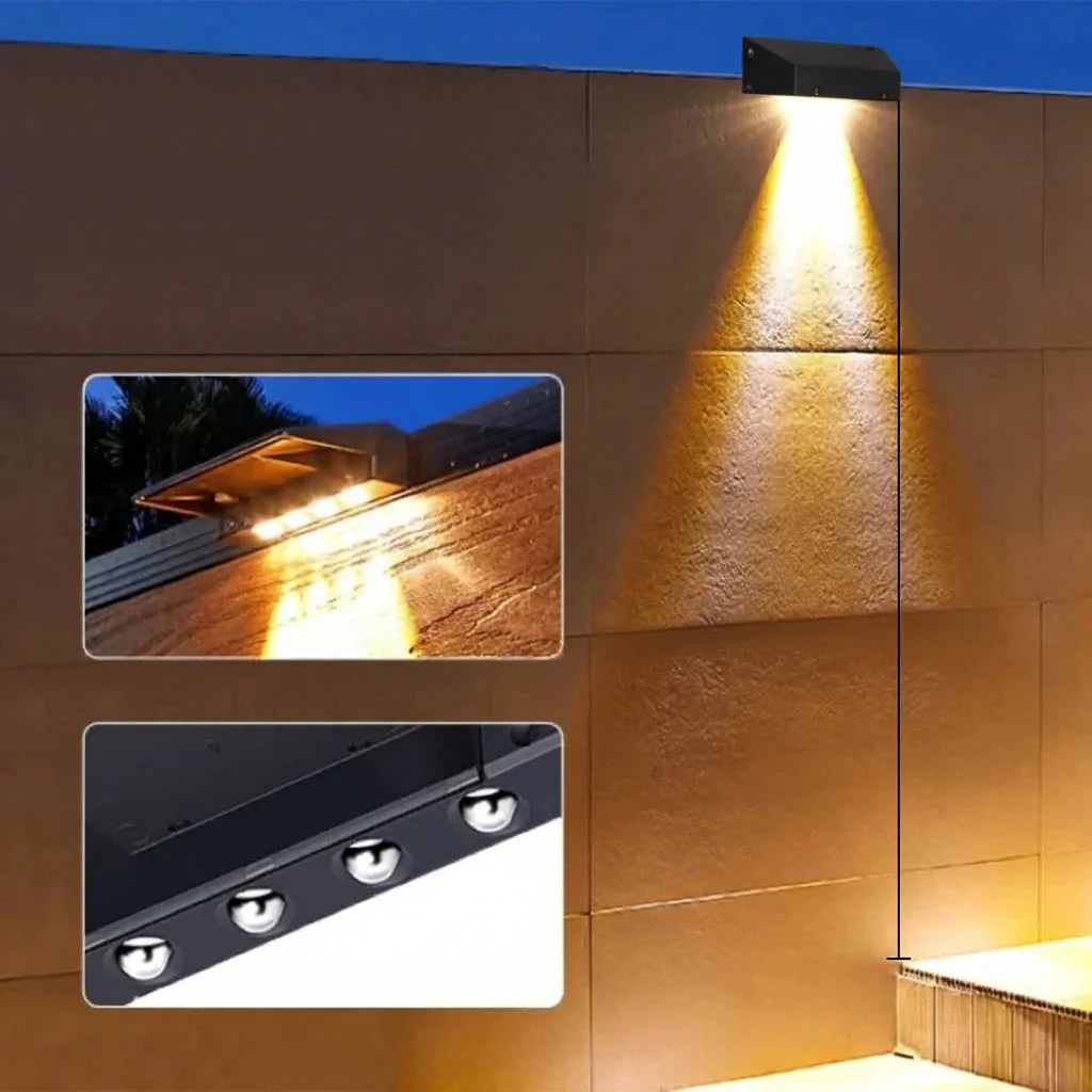 SUNEDGE – Solar Wall Light for Outdoor Spaces