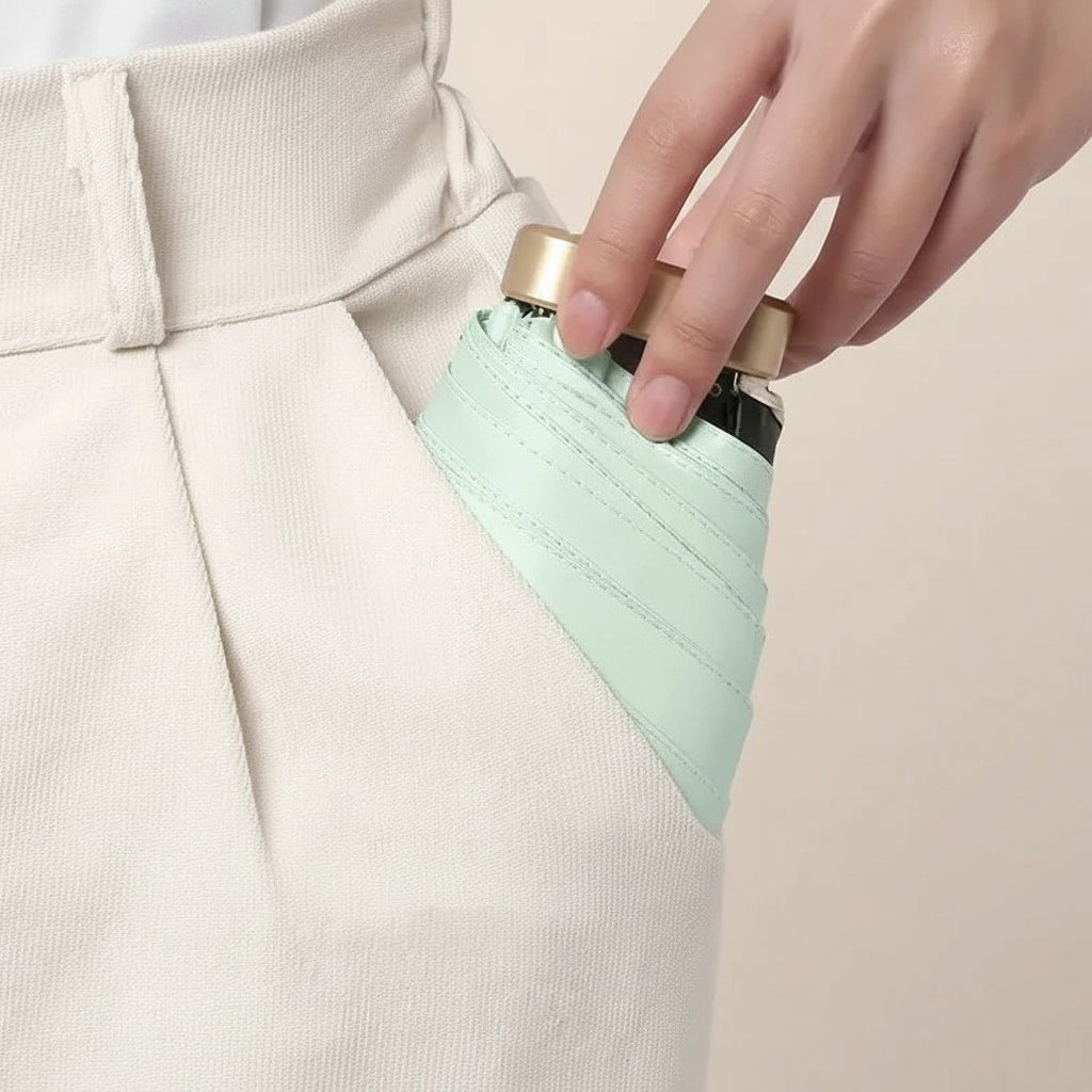 SUNPOCKET – Mini Sun Umbrella with UV Protection & Waterproof Shield