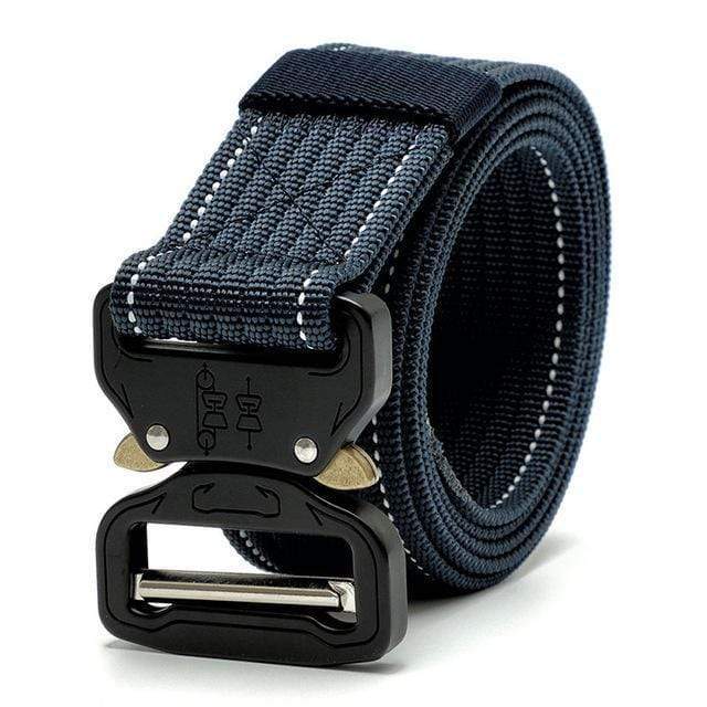 Men's Tactical Belt - Heavy Duty Military Style Nylon Riggers Webbing