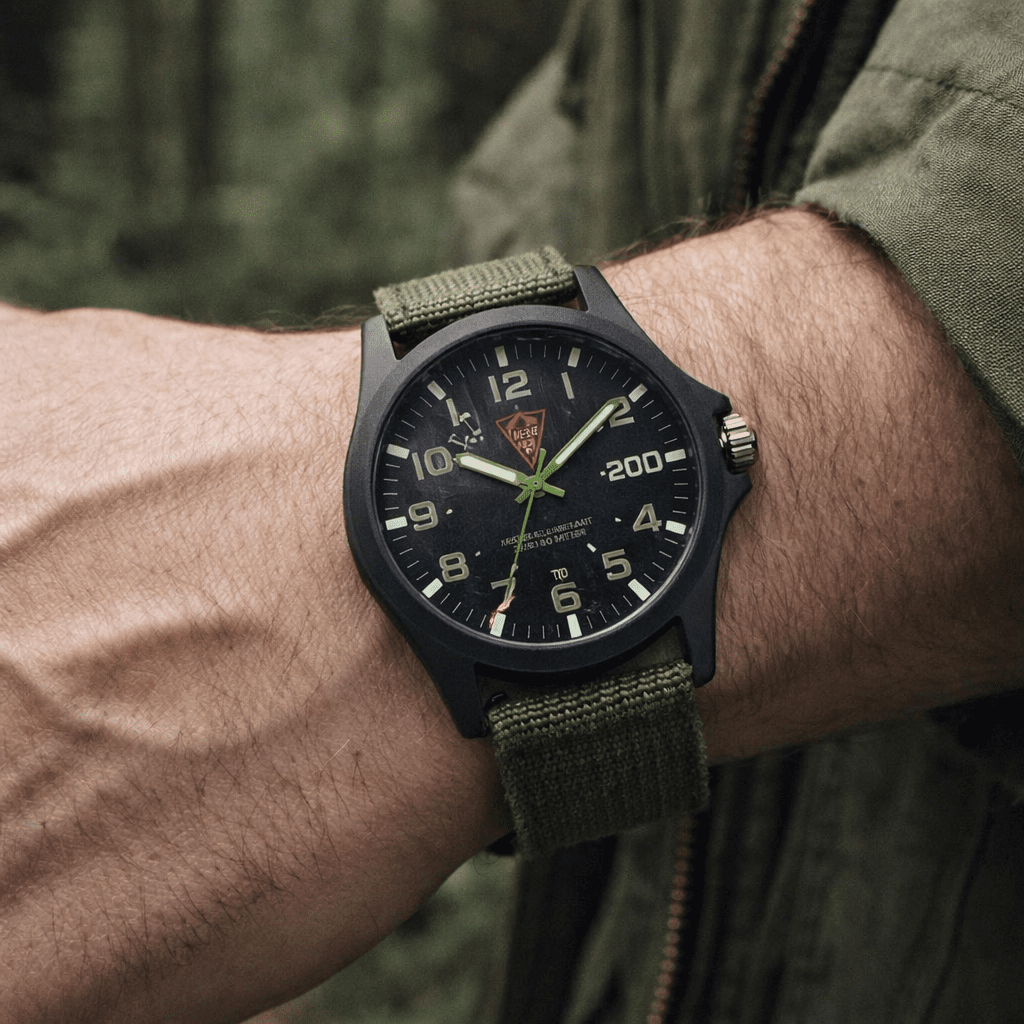TACTRON – Shockproof Tactical Watch with 200m Water Resistance