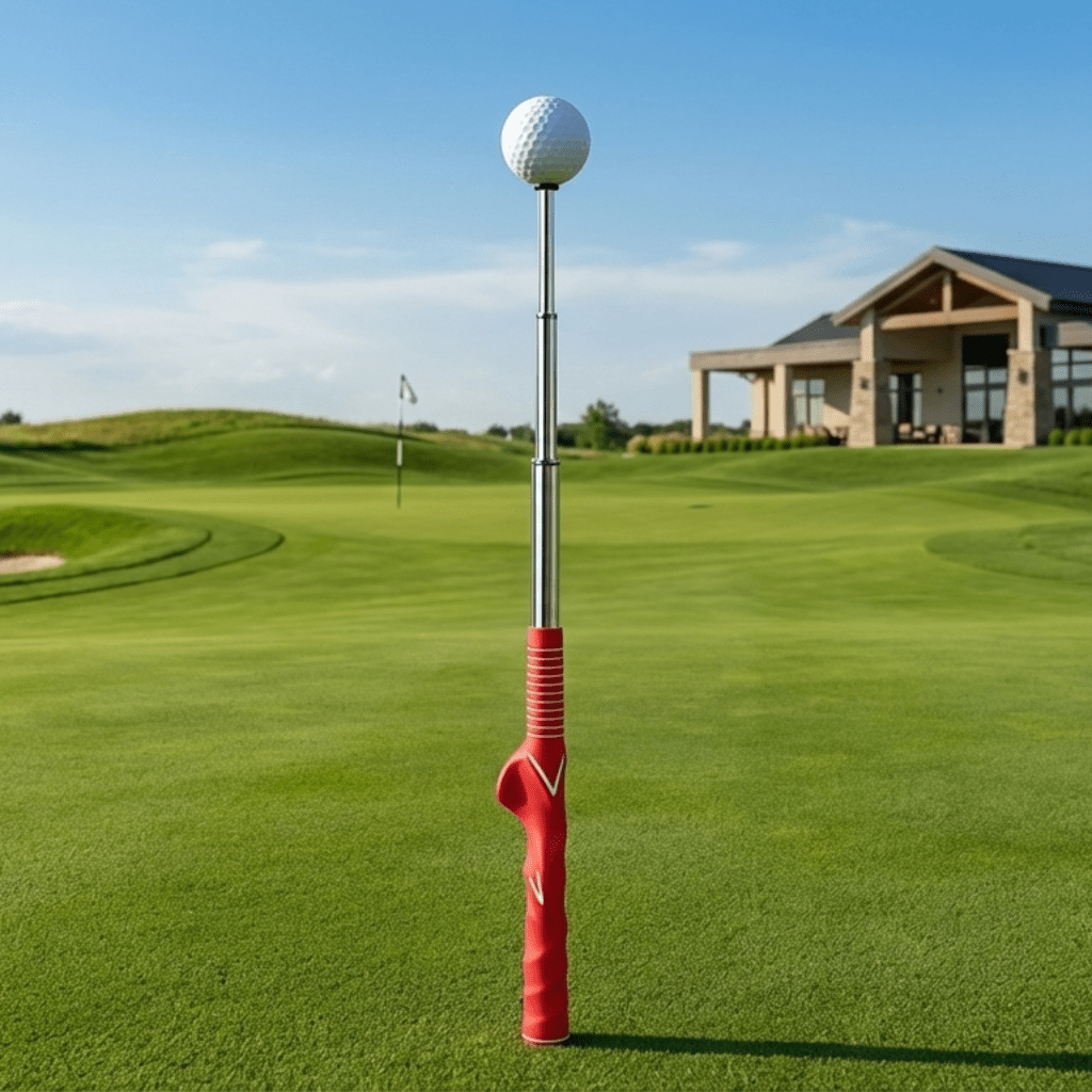 TEMPOCLICK – Retractable Golf Swing Trainer with Click Feedback