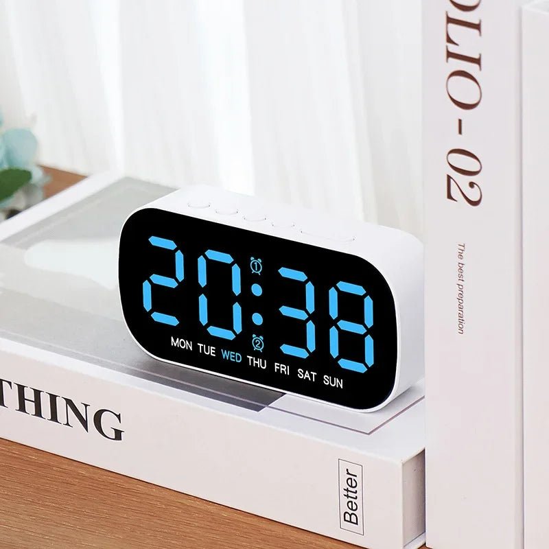 TEMPWATCH – LED Digital Alarm Clock with Dual Alarm & Temperature Display