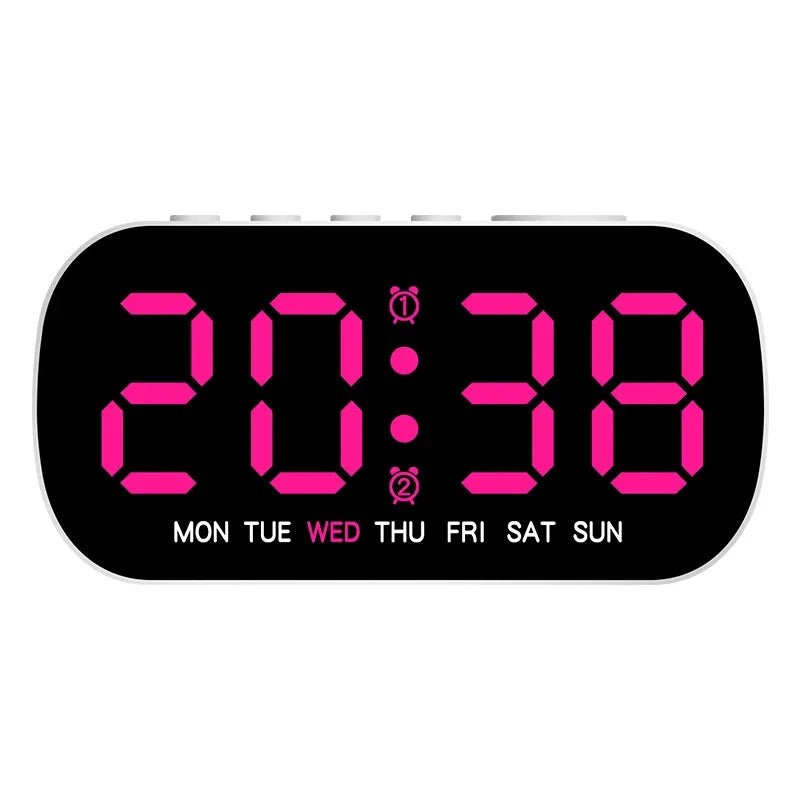 TEMPWATCH – LED Digital Alarm Clock with Dual Alarm & Temperature Display