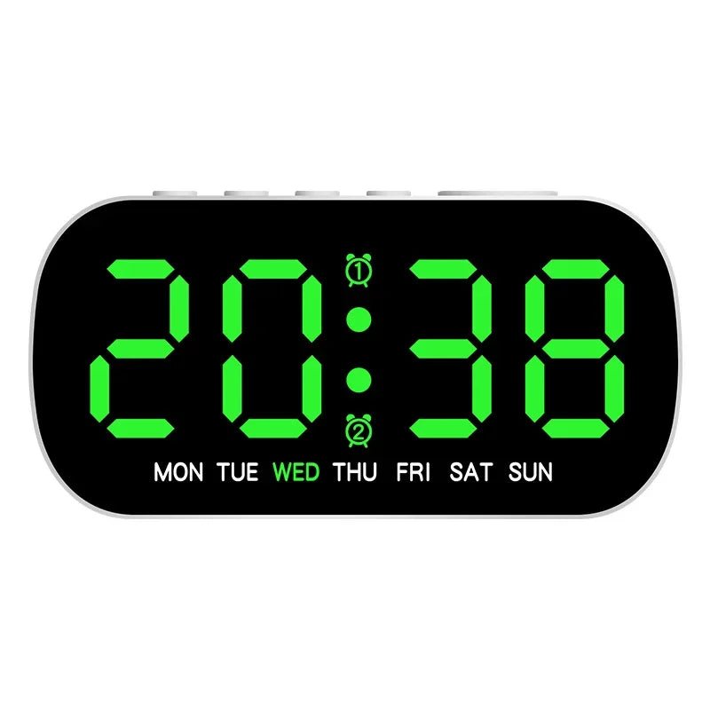 TEMPWATCH – LED Digital Alarm Clock with Dual Alarm & Temperature Display