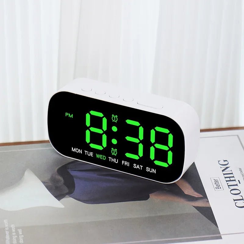 TEMPWATCH – LED Digital Alarm Clock with Dual Alarm & Temperature Display