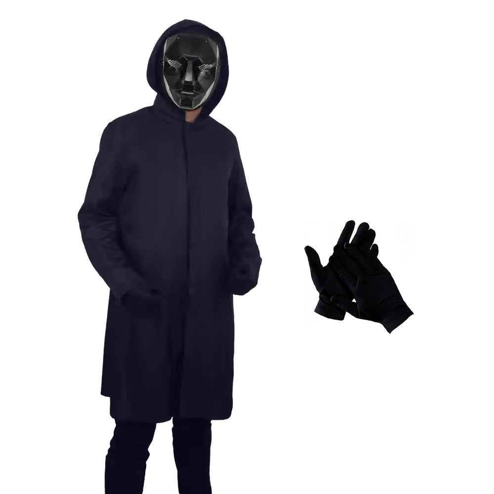 Kids Costume Front Man Outfit Game Guard Jumpsuit