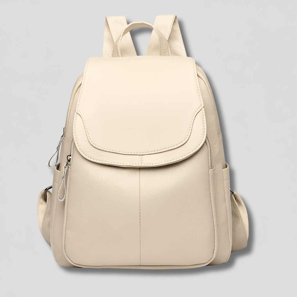 THEFTLESS LUXORA – Elegant Anti-Theft Leather Backpack for Women