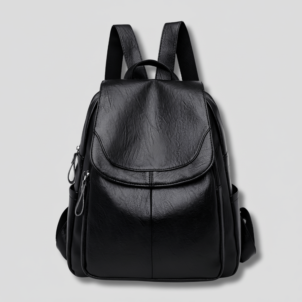 THEFTLESS LUXORA – Elegant Anti-Theft Leather Backpack for Women