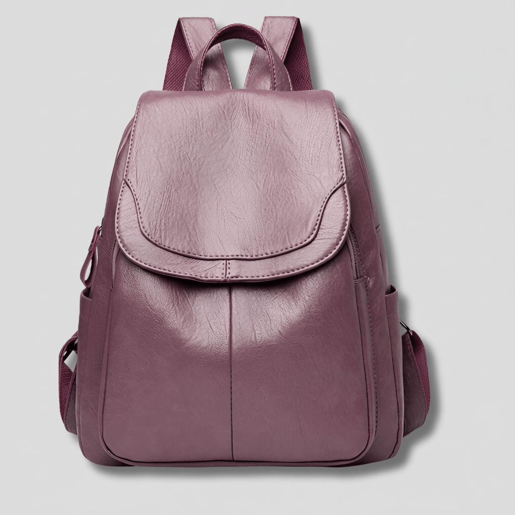 THEFTLESS LUXORA – Elegant Anti-Theft Leather Backpack for Women