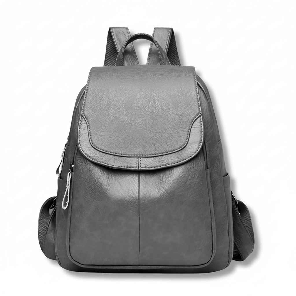 THEFTLESS LUXORA – Elegant Anti-Theft Leather Backpack for Women