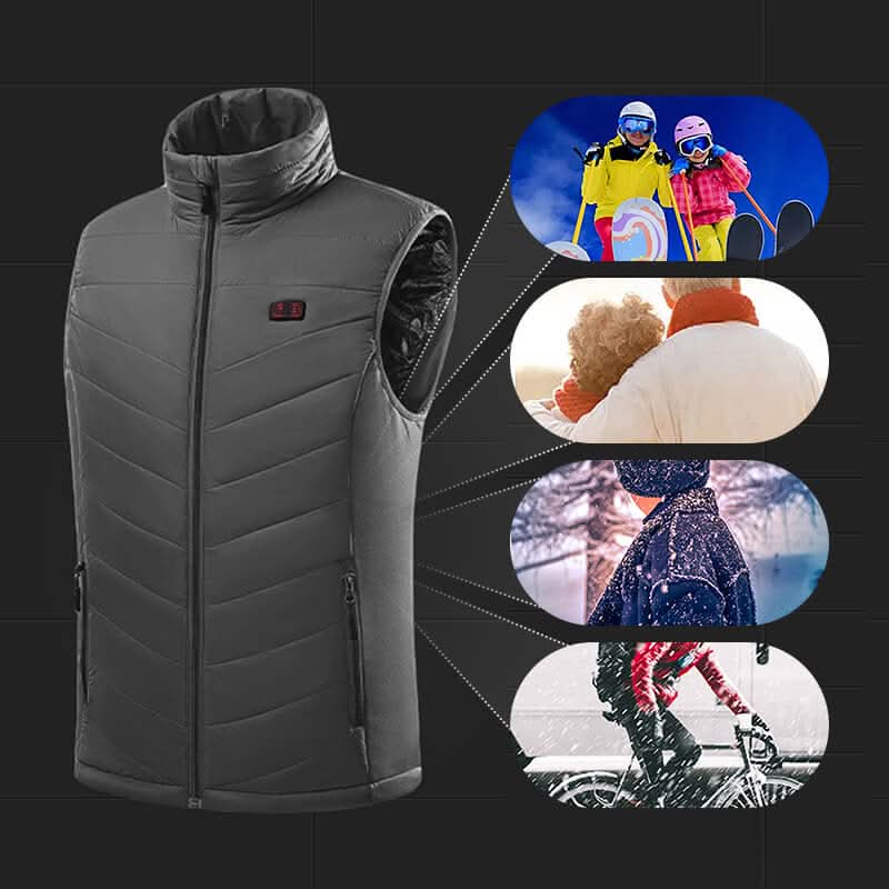 THERMOWARM – Heated Vest with 13 Zones for Ultimate Winter Comfort