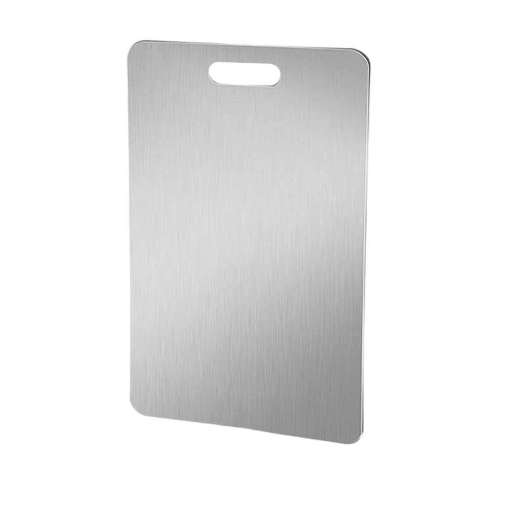 STEELCLEAN – Antibacterial Stainless Steel Cutting Board for Hygienic Food Prep