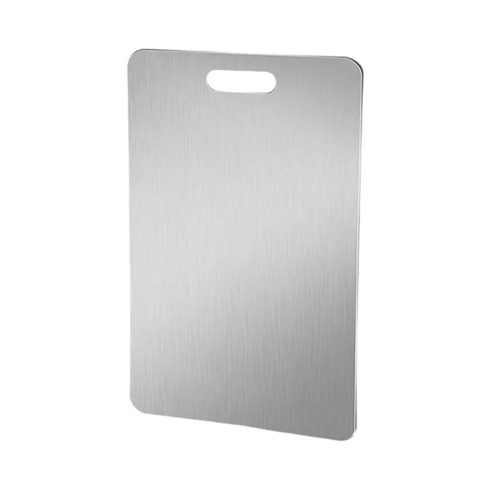 STEELCLEAN – Antibacterial Stainless Steel Cutting Board for Hygienic Food Prep
