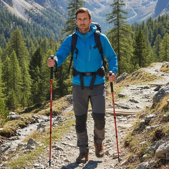 TRAILON – Lightweight Adjustable Trekking Poles with Ergonomic Anti-Slip Handle