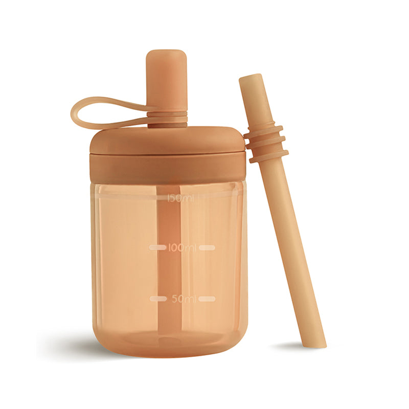 Silicone Training Cup with Straw