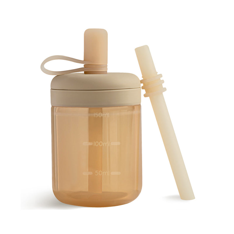 Silicone Training Cup with Straw