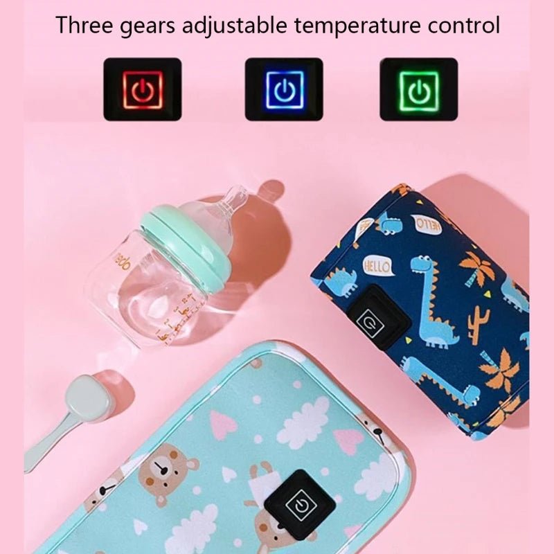 TRAVELWARM MILKCARE – Portable Baby Bottle Warmer with Adjustable Temperature