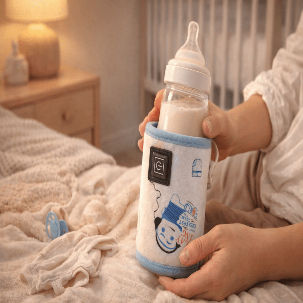 TRAVELWARM MILKCARE – Portable Baby Bottle Warmer with Adjustable Temperature