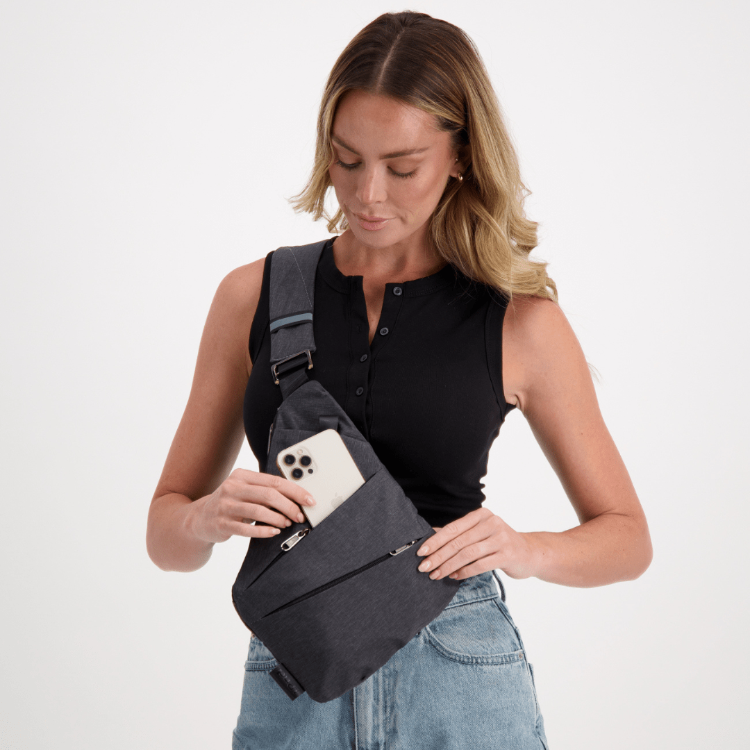 TRAVLOCK – Anti-Theft Crossbody Bag with RFID Protection and Waterproof Design