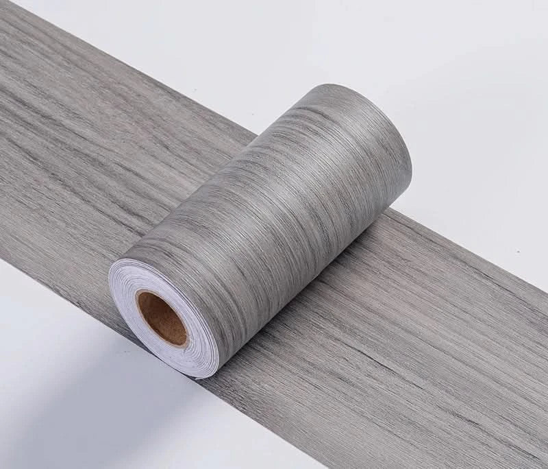 CasaForm Premium Skirting Trim | Durable PVC wood grain wall base stickers for modern decoration