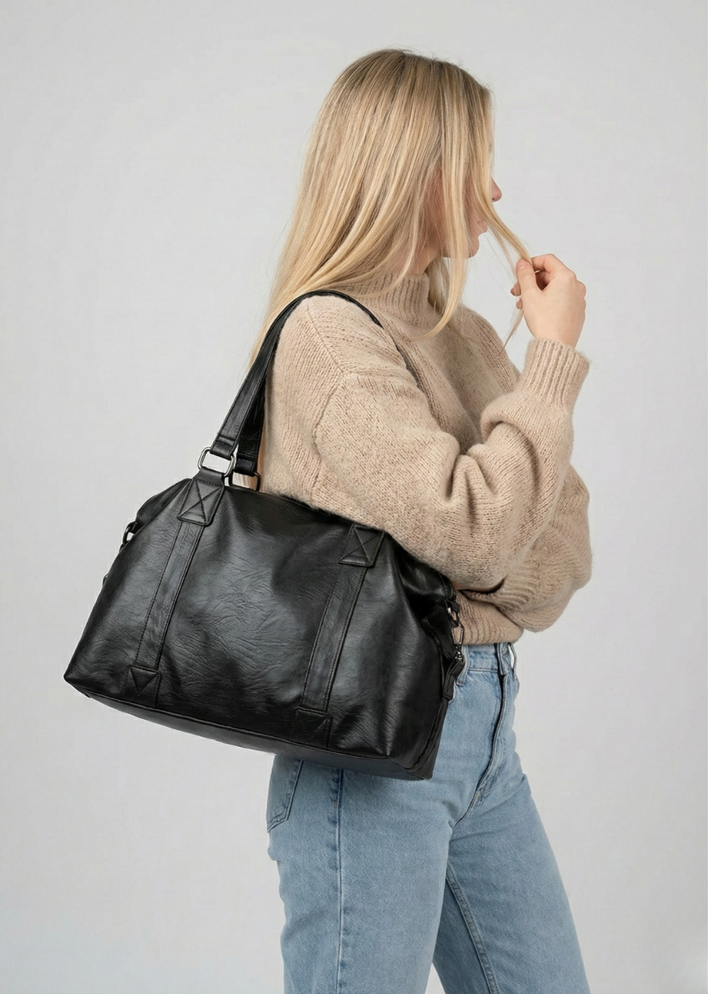 university bag with wide shoulder straps | VALETTE